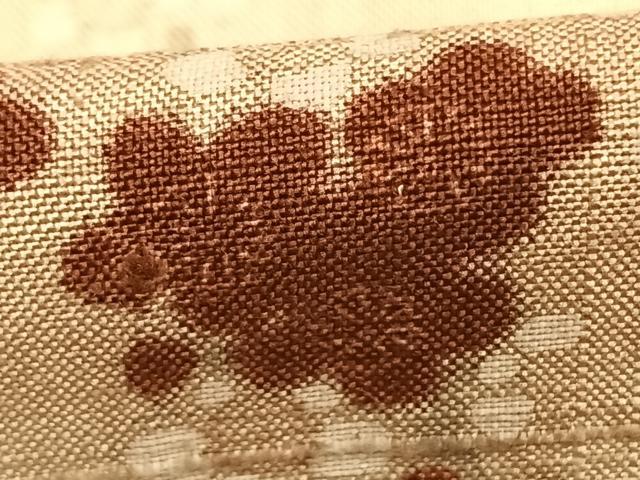 平和屋着物▽上質な紬 単衣 枝花文 暈し染め 正絹 逸品 AABE5704fy
