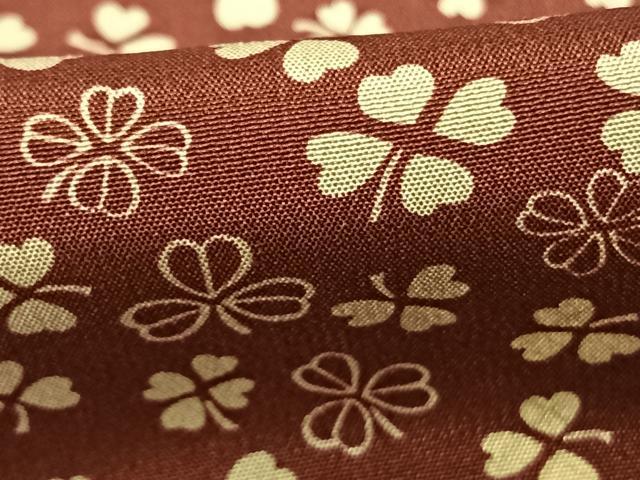 平和屋着物●長襦袢 袷 舞花文 正絹 逸品 AABE5829fy