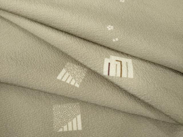 平和屋着物○上質な小紋 源氏香花文 正絹 逸品 AABE5971ck