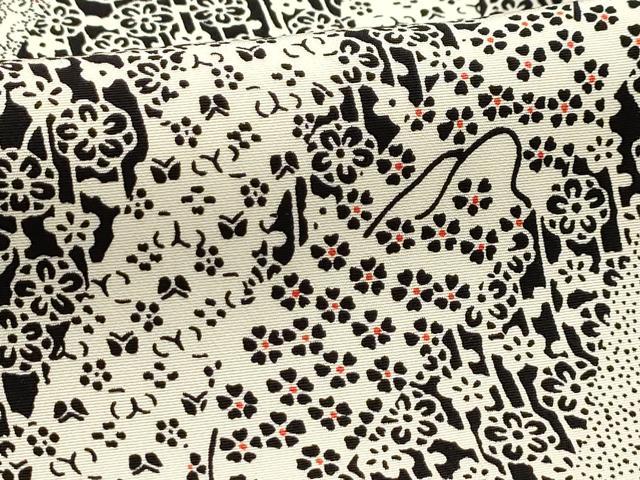 平和屋着物■上質な小紋 舞花文 正絹 逸品 AABE6511sx