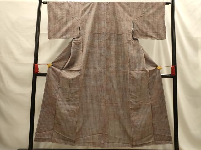 平和屋着物■上質な紬 間道 正絹 逸品 AABE6580sx