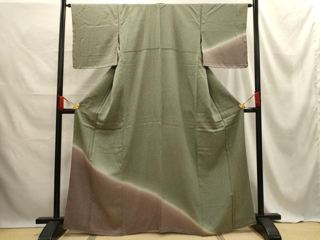 平和屋着物■訪問着 霞文 暈し染め 正絹 逸品 AABE6586sx