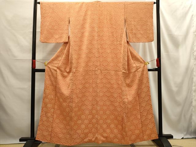 平和屋着物■色留訪問着 総絞り 青海波 正絹 逸品 AABE6594sx