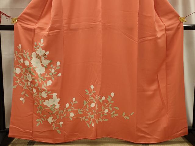 平和屋着物■訪問着 草花文 正絹 逸品 AABE6633sx