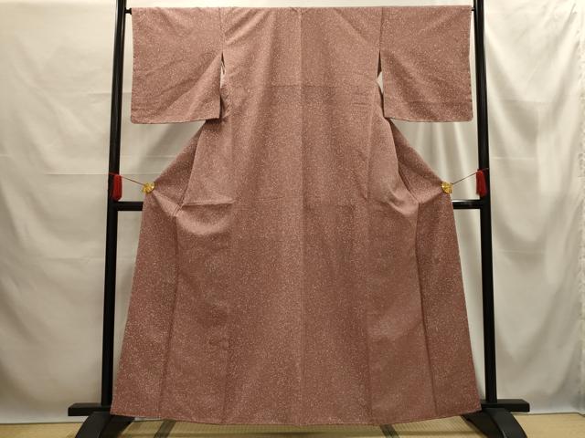 平和屋着物■上質な小紋 作家物 霞文 正絹 逸品 AABE6636sx