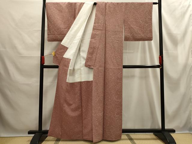 平和屋着物■上質な小紋 作家物 霞文 正絹 逸品 AABE6636sx