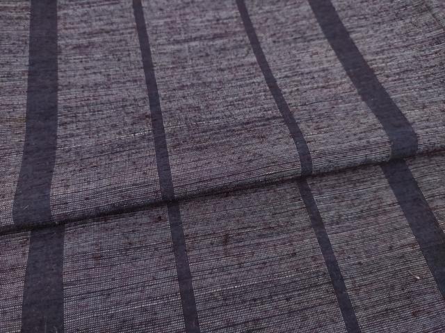 平和屋着物●上質な紬 間道 正絹 逸品 AABE6761ck