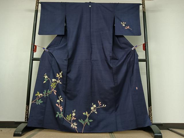 平和屋着物▽本加賀友禅作家 成竹登茂男 訪問着 単衣