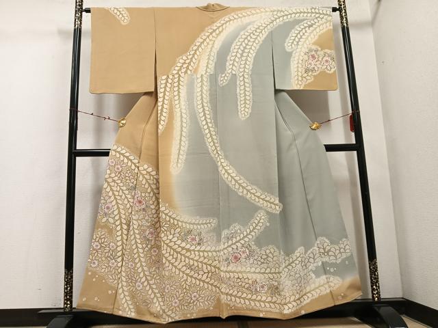 平和屋着物●訪問着　辻が花　暈し染め　正絹　逸品　AABE6949ph 平和屋着物○訪問着 辻が花 暈し染め 正絹 逸品 AABE6949ph