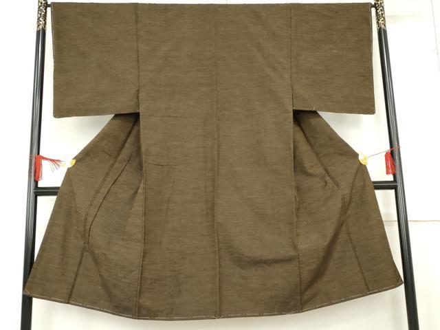 平和屋着物●男性 紬 霞文 正絹 逸品 未使用 AABE7073cs