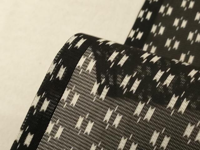 平和屋着物*夏物 小紋 絽 幾何学文様 洗える着物 AABE7427jd