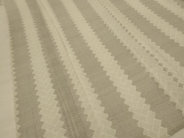 平和屋着物*夏物 本場大島紬 夏大島 100亀甲 変わり縞 正絹 逸品 AABE7472jd