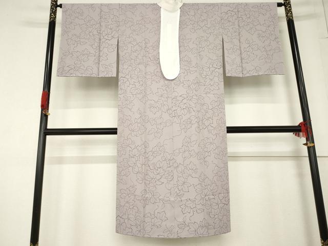 平和屋着物●長襦袢 無双仕立て 葉尽くし 正絹 逸品 AABE7794ck