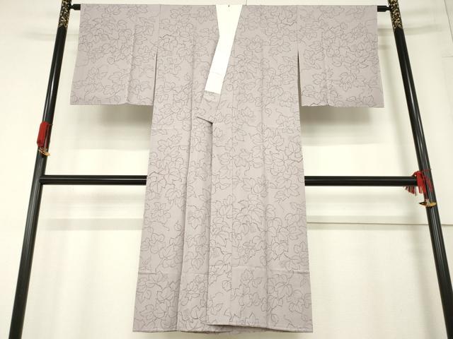 平和屋着物●長襦袢 無双仕立て 葉尽くし 正絹 逸品 AABE7794ck
