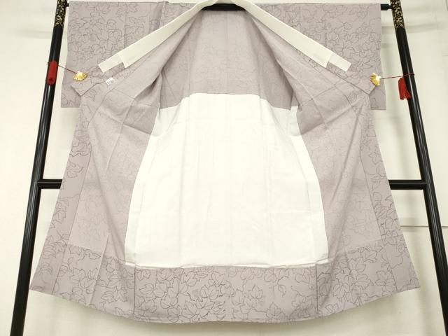 平和屋着物●長襦袢 無双仕立て 葉尽くし 正絹 逸品 AABE7794ck