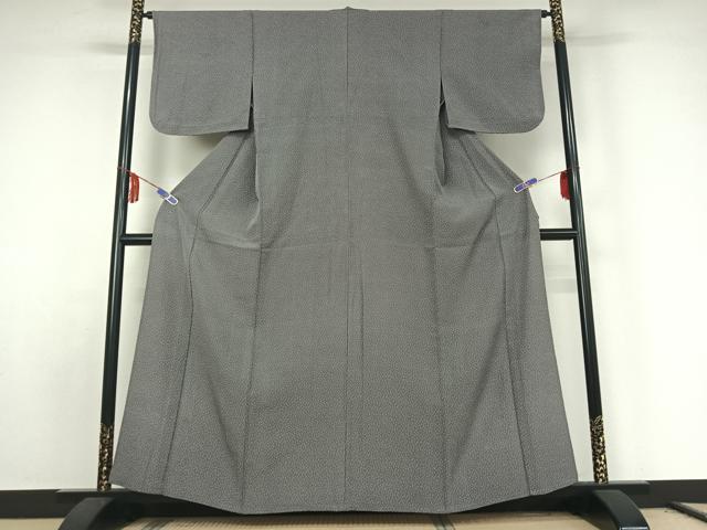 平和屋着物▽江戸小紋 単衣 舞花文 正絹 逸品 AABE8041jh