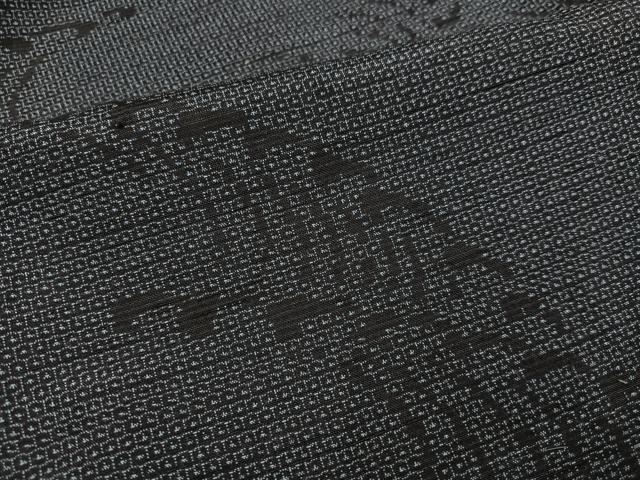 平和屋着物●結城紬 立波文 正絹 逸品 AABE8104ph