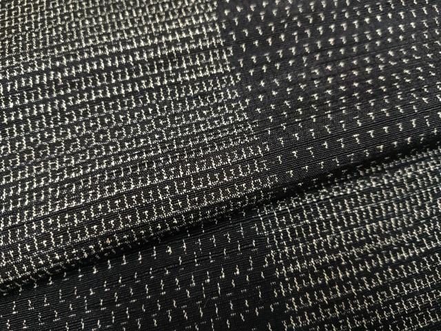 平和屋着物●上質な紬 80亀甲 市松文 正絹 逸品 AABE8144ph
