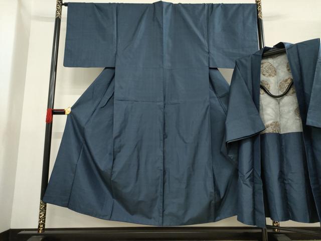 平和屋着物●男性 本場村山大島紬 アンサンブル 亀甲絣 正絹 逸品 AABE8213ck
