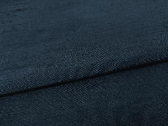 平和屋着物●男性 紬 アンサンブル 色無地 青褐色 正絹 逸品 未使用 AABE8216ck