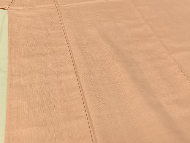 平和屋着物▽上質な紬 単衣 虹色 正絹 逸品 AABE8359jh