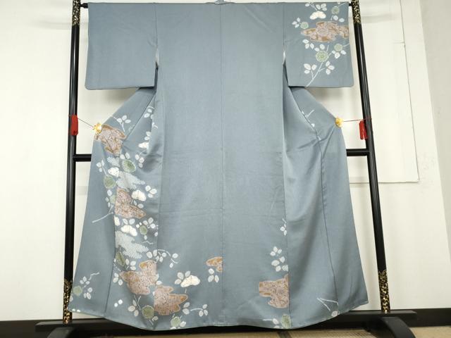 平和屋着物●訪問着 絞り 辻が花 正絹 逸品 AABE8548cs