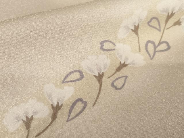 平和屋着物●訪問着 舞花文 暈し染め ロング丈 正絹 逸品 AABE8600cs