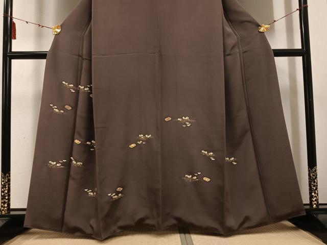 平和屋着物●訪問着 花文箱 金彩 正絹 逸品 AABE8890ph