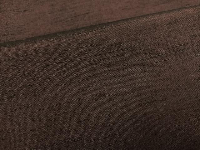 平和屋着物●男性 紬 アンサンブル 色無地 赤褐色 正絹 逸品 AABE8924ph
