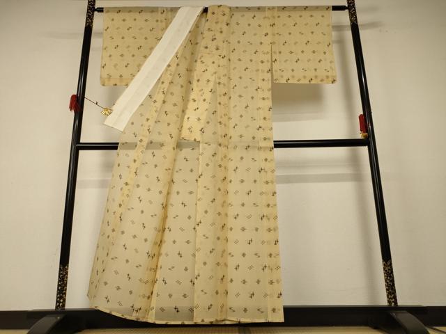 平和屋着物*夏物 本場琉球絣 夏琉球 正絹 逸品 AABE9031jd