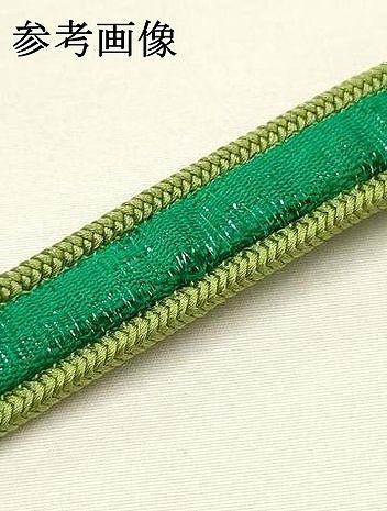 平和屋本店●和装小物 帯締め・帯揚げセット 花柄 菊 ラインストーン 金銀糸 撚り房 逸品 AABE9076ay