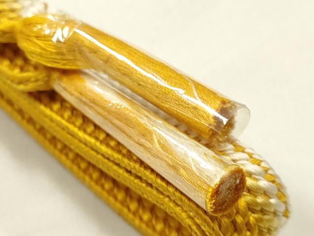 平和屋着物●和装小物 帯締め・帯揚げセット 日本和装×黄久樹 更紗花唐草文 千晃 正絹 逸品 未使用 AABE9102ay