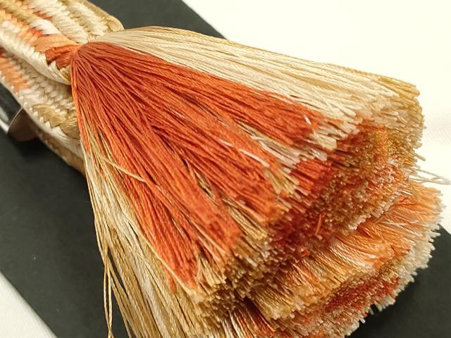 平和屋着物●和装小物 上質な帯締め 貝ノ口組 浮舟 箱付き 正絹 逸品 未使用 AABE9168ay