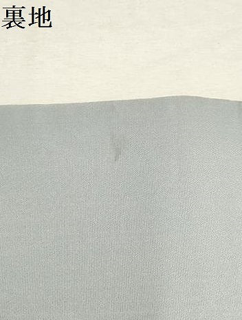 平和屋着物▼六通柄袋帯 麗衣 舞花文 金糸 銀通し地 正絹 逸品 AABE9594wj
