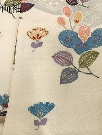 平和屋着物●訪問着 枝椿 金彩 正絹 逸品 AABF0001ph