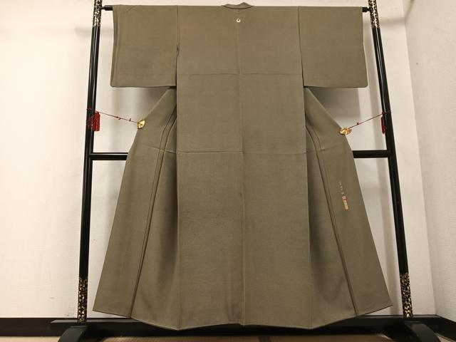 平和屋着物●小紋師 宍戸陵 江戸小紋 角通し 正絹 逸品 AABF0013ph