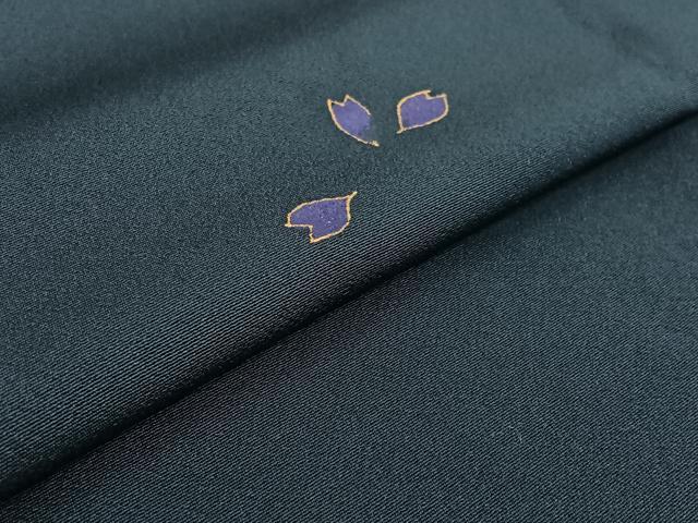 平和屋着物▽訪問着 単衣 舞花文 金彩 正絹 逸品 AABF0090jh