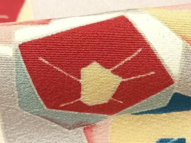 平和屋着物●本加賀友禅作家 金丸水明 訪問着 枝花文 正絹 逸品 AABF0225fy
