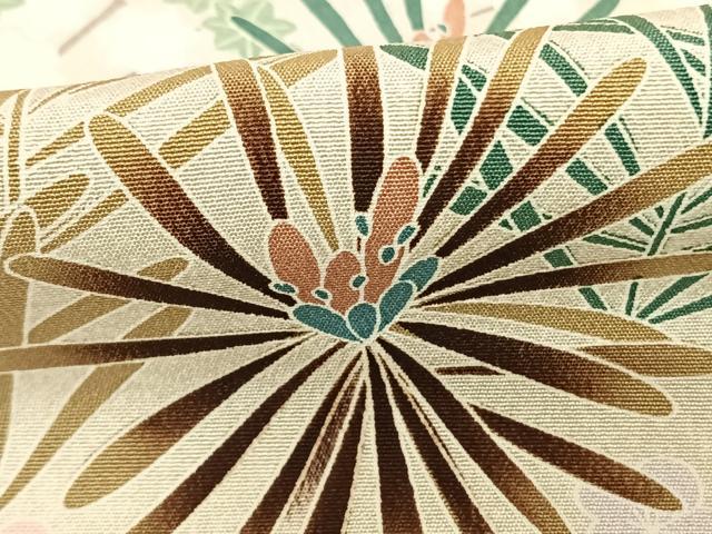 平和屋着物●訪問着 枝花文 暈し染め 正絹 逸品 AABF0246fy