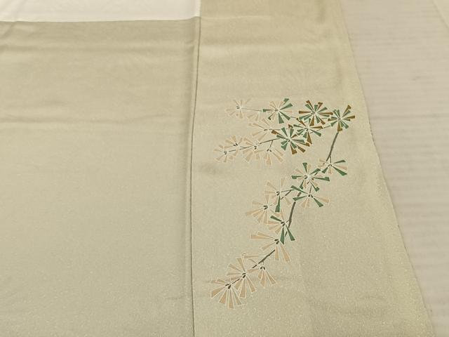 平和屋着物●訪問着 枝花文 暈し染め 正絹 逸品 AABF0246fy