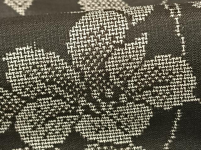 平和屋着物●本場大島紬 カタス9マルキ 泥染め 枝花文 大島古代紬謹製 証紙付き 正絹 逸品 未使用 AABF0272fy