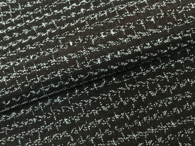 平和屋着物●男性 紬 アンサンブル 霞文 正絹 逸品 AABF0276fy