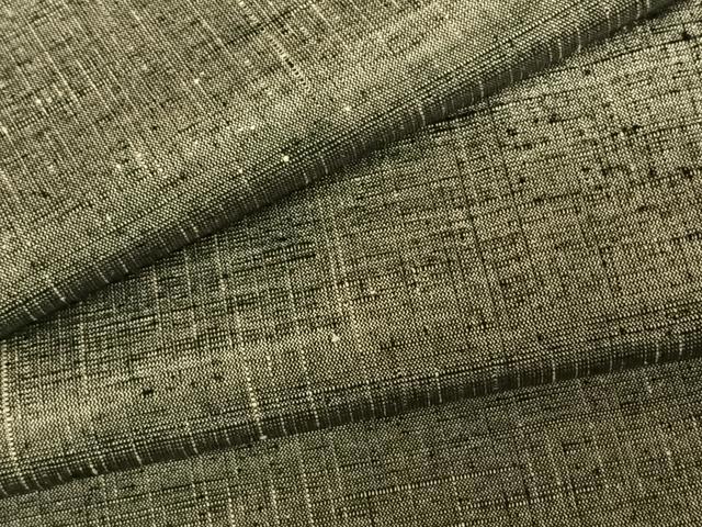 平和屋着物●男性 紬 アンサンブル 岩井茶色 キングサイズ 正絹 逸品 AABF0311fy