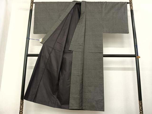 平和屋着物●男性 本場大島紬 アンサンブル 手織 100亀甲 総詰め 山田実作 証紙付き 正絹 逸品 AABF0313fy