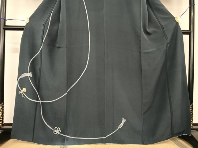 平和屋着物●訪問着 友禅 結び紐文 鈴 暈し染め 正絹 逸品 AABF0327fy