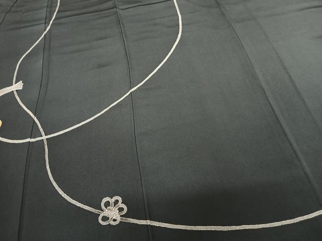 平和屋着物●訪問着 友禅 結び紐文 鈴 暈し染め 正絹 逸品 AABF0327fy