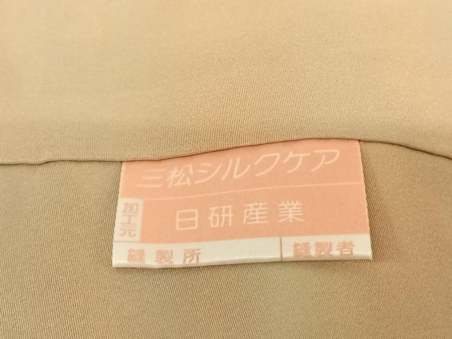 平和屋着物●上質な紬 霞文 正絹 逸品 AABF0336fy