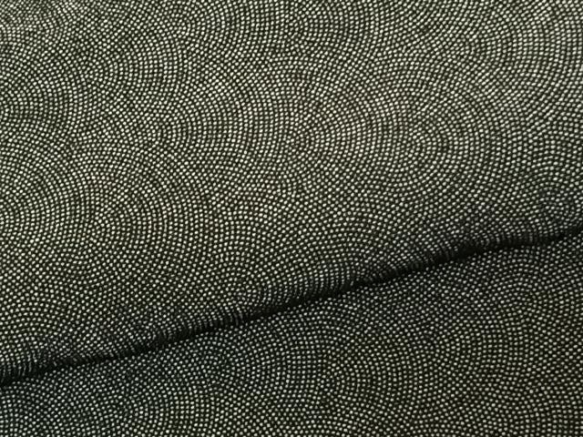 平和屋着物●江戸小紋 極小鮫小紋柄 正絹 逸品 AABF0339fy