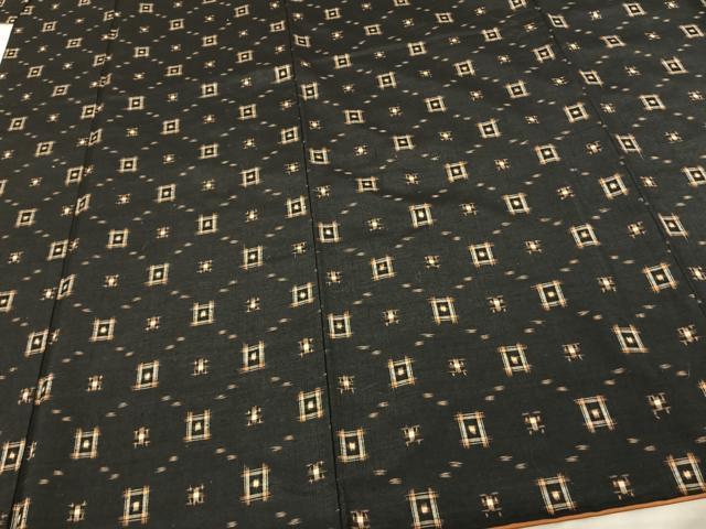 平和屋着物●上質な紬 琉球絣 正絹 逸品 AABF0364fy