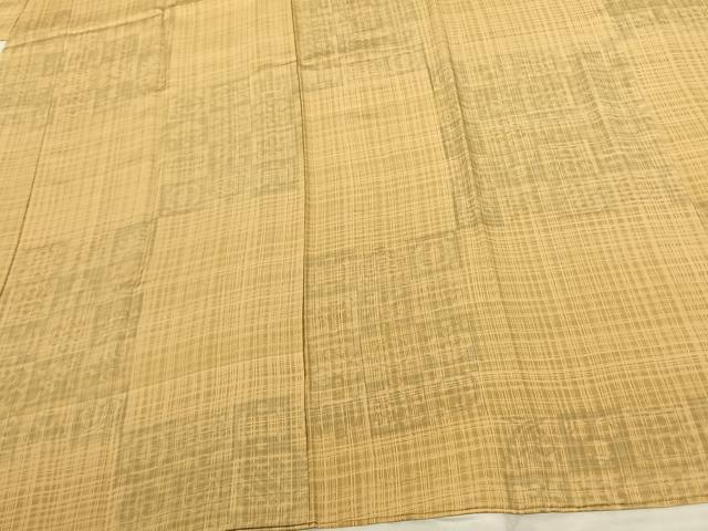平和屋着物●長襦袢 無双仕立て 市松宝尽くし文様 正絹 逸品 未使用 AABF0400fy